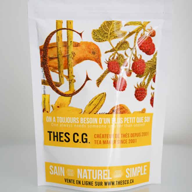 SAC DE 50 G DE THÉ BOMBAY CHAI PAR THÉS C.G.